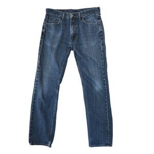 Levi’s 505 Straight Leg Jeans Men’s W33 L34 Classic Blue Denim USA Icon